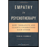 Empathy in Psychotherapy How Therapists and Clients Understand Each Other