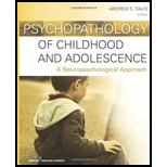 Psychopathology of Childhood and Adolescence