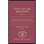 Ethics, Law, and Aging Review, Volume 11