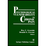 Psychological Vulnerability to Chronic Pain