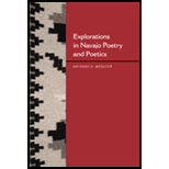 Explorations of Navajo Poetry and Poetics