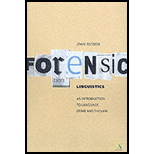 Forensic Linguistics