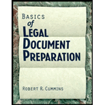 Basics Of Legal Document Preparation