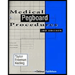 Medical Pegboard Procedures / With Pegboard - Dorothy A. Taylor