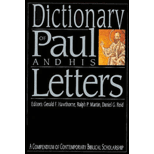 Dictionary of Paul and His Letters A Compendium of Contemporary Biblical Scholarship