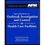 Quick Reference to Outbreak Investigation and Control in Health Care Facilities