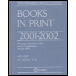 Books in Print, 2001 2002 Volume 9   Publishers