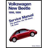 Volkswagen New Beetle Service Manual, 1998 1999