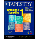 Tapestry  Listening and Speaking, Volume I / With Tape