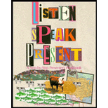 Listen, Speak, Present  A Step by Step Presenters Workbook