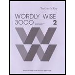 Wordly Wise 3000  Book 2   Answer Key 96 Edition, Kenneth Hodkinson 