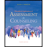 Principles of Applications of Assessment in Counseling