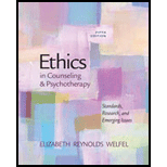 Ethics in Counseling and Psychotherapy