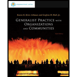 Generalist Practice with Organizations and Communities