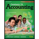 Century 21 Accounting  General Journal, Introductory Course, Chapters 1 17