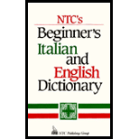 NTCs Beginners Italian and English Dictionary