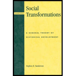 Social Transformations  A General Theory of Historical Development