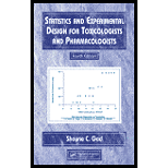 Statistics and Exper. Design for Toxicologists