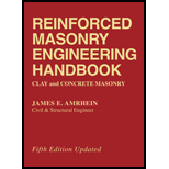 Reinforced Masonry Engineering Handbook  Clay and Concrete Masonry