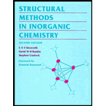 Structural Methods of Inorganic Chemistry 2ND Edition, E. A. V 