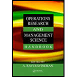 Operations Research and Management Science Handbook