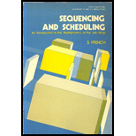 Sequencing and Scheduling