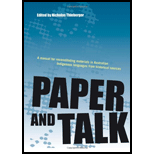 Paper and Talk  A Manual for Reconstituting Materials in Australian Indigenous Languages