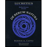 Lucretius  Selections from de Rerum Natura