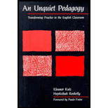 Unquiet Pedagogy  Transforming Practice in the English Classroom