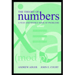 Theory of Numbers  A Text and Source Book of Problems