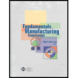 Fundamentals of Manufacturing Supplement