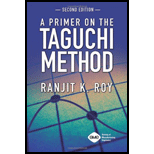 Primer on the Taguchi Methods