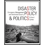 Disaster Policy and Politics  Emergency Management and Homeland Security