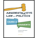 Administrative Law and Politics Cases and Comments