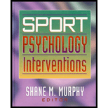 Sport Psychology Interventions