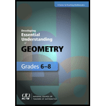 Developing Essential Understanding of Geometry for Teaching Mathematics in Grades 6 8