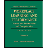 Workplace Learning and Performance, Volumes 1 and 2