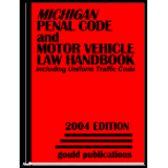 Michigan Penal Code and Motor Vehicle Law Handbook