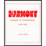 Harmony  Baroque to Contemporary, Part 1