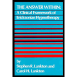 Answer Within  A Clinical Framework of Ericksonian Hypnotherapy