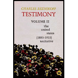 Testimony United States 1885 1915