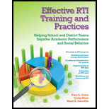 Effective Rti Training and Practices