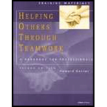 Helping Others Through Teamwork  A Handbook for Professionals