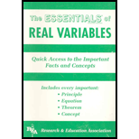 Essentials of Real Variables