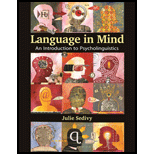 Language in Mind An Introduction to Psycholinguistics 14 Edition, by Julie Sedivy - ISBN 9780878935987