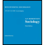 Sociology (Study Guide) -  Ian Robertson, Paperback