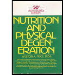 Nutrition and Physical Degeneration