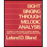 Sight Singing Through Melodic Analysis