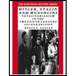 Hitler, Stalin, and Mussolini  Totalitarianism in the Twentieth Century