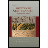 History of Mathematics  Highways and Byways